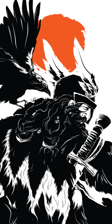 matttaylordraws:  My former workplace ilovedust have recently updated their website and have included a little personal project I worked on last year. I had an itch to do something Norse themed, so drew up these three guys to dress the bottles of the