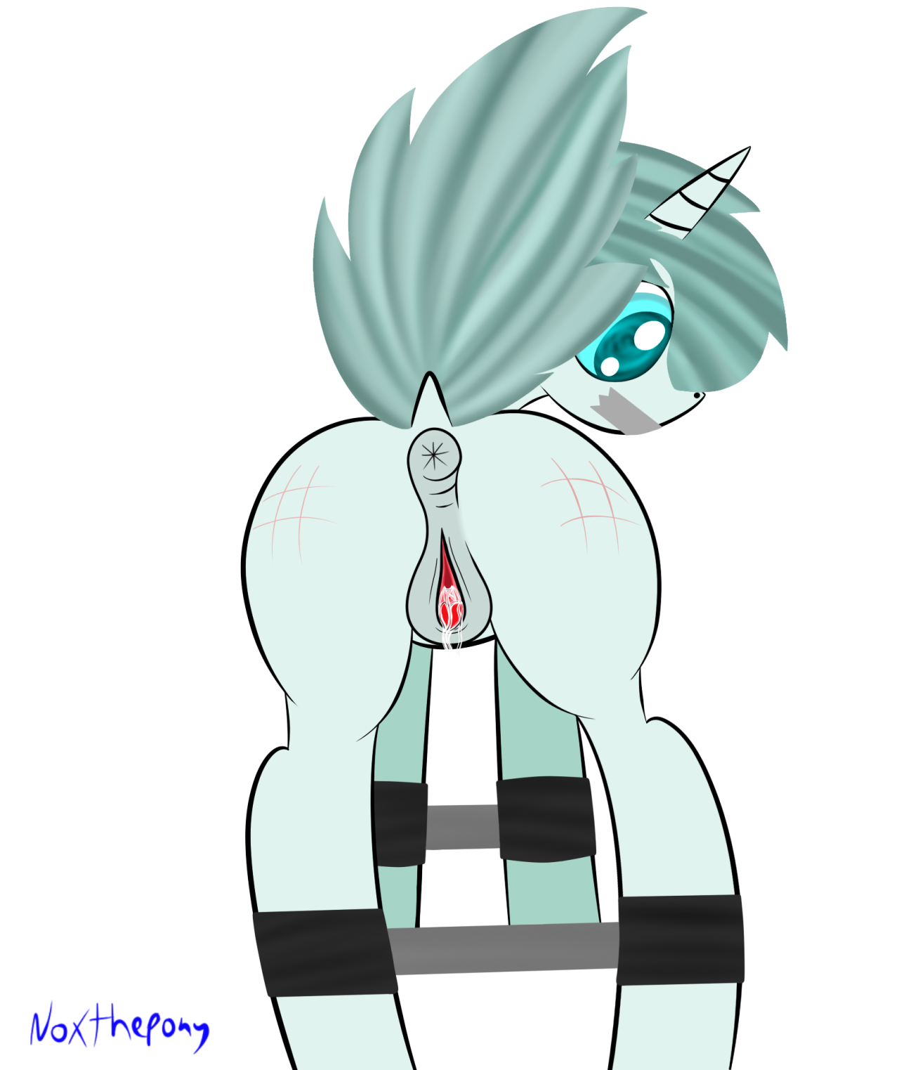 asknoxthepony:  Drew Deep Blue from Foal Quest for mcsweezy because why not.Full