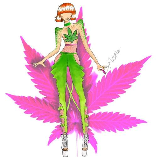 #420 #illustration #NeneLAShiro #Fashion #Natewhite