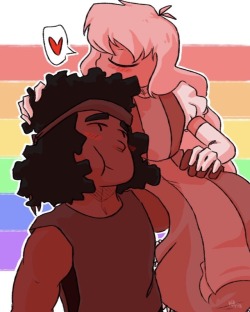 windyarts-cloud: It’s Pride Month, and I wanted to contribute - I got a little series planned for it!  Starting with this lovely duo 