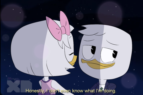 fake-ducktales-screenshots:“Dance of Dreams!” screenshots Part 2Really, Huey is the only one trying 