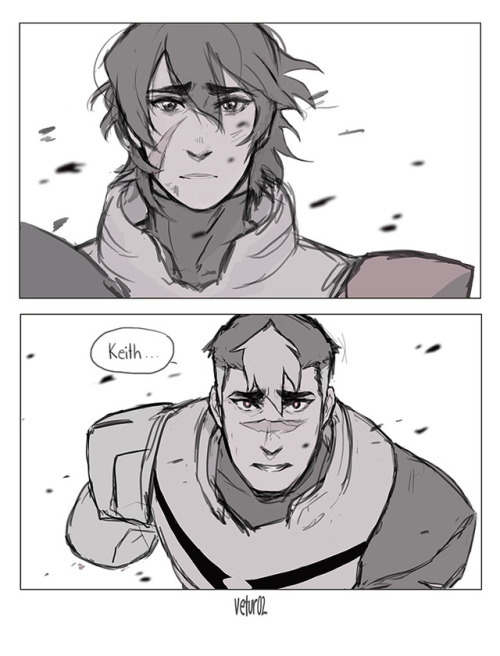 vetur02:I’m rewatching the new VLD season and doodling along. That scene…that broken “Keith”….ahhh. 