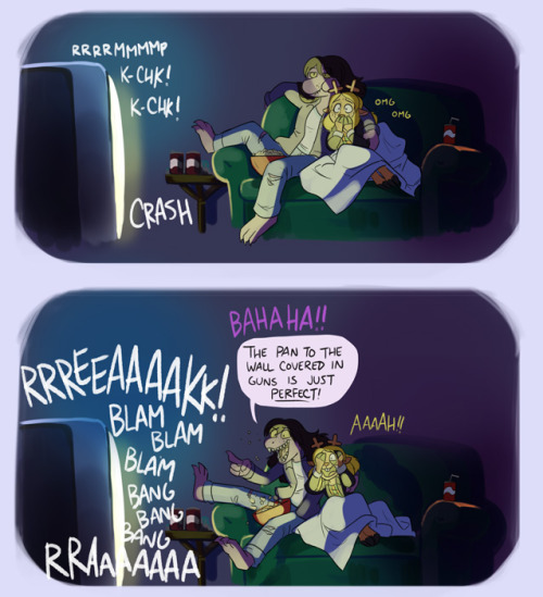 lynxgriffin: They did ‘Tremors’ for movie night.I’ve just had this little scene in my head forever, 