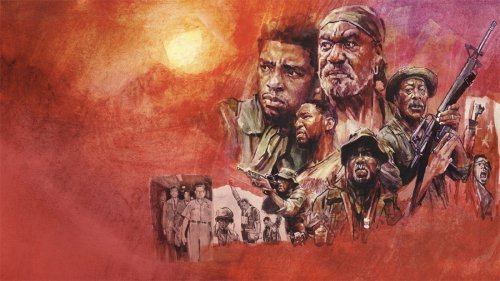 Banner art for the new Spike Lee Joint “Da 5 Bloods “