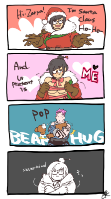 zarya and mei christmas