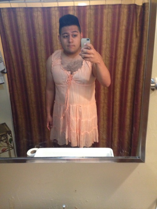 cuddlefreak:  Idc what you say, I think I look good in a dress.