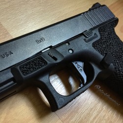 glockfanatics:  @agencyarms flat trigger on my @boresightsolutions stipped G17. I’m going to feel it out in an upcoming class with @tacticaltraininginstitute. I’ll give my initial thoughts then. #glockfanatics #glockmods #glockperfection #agencyarms