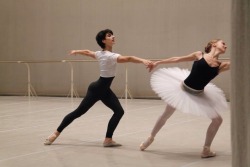 sometimes-im-a-ballerina:  Alex and Liza rehearse le corsaire 