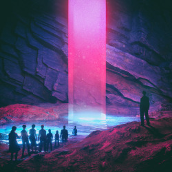 beeple:  NEON BAPTISM  