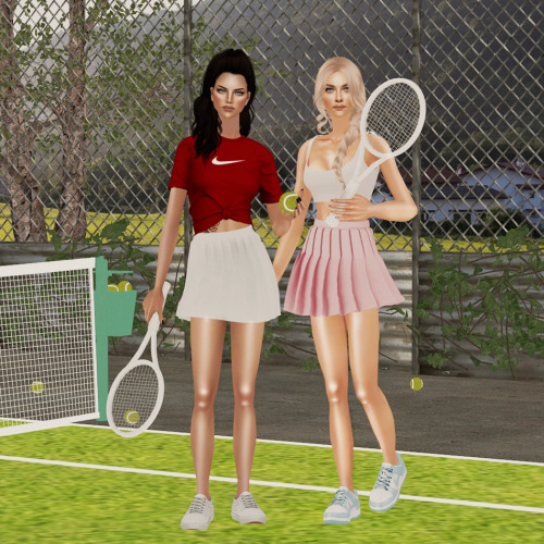TENNIS COLLECTION to TS2! Original meshes&textures by @mel-bennett @dream-girl @serenity-cc and 