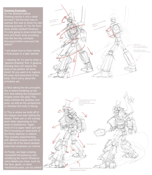 lillinapoc:Hey everyone!I threw together a How To Draw Mecha Tutorial for anyone who is interested! 