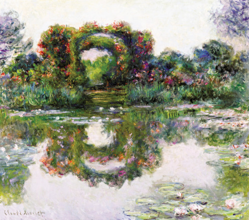 Painting of the Day | 05.01.2016Flowering Arches in Giverny by Claude Monet (1913)