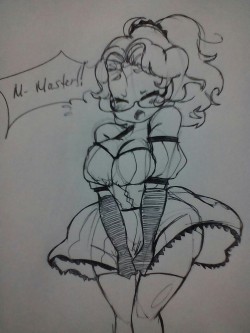 Ienjoypussycats:  Sam Dressing Up As A Maid, Teacher, And Student ^^