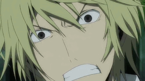 karinetsasuke:  Shizuo smiles but he doesn’t like violence 