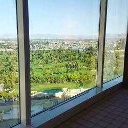 meanwhileinvegas:  The view from my room at the Wynn by maciasfilms http://ift.tt/1RUWmC3   saw on the news last night Steve Wynn plans to make a large lake in this area.