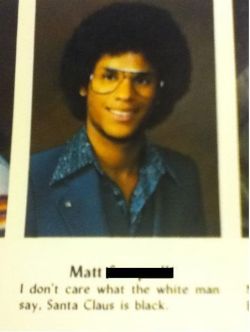 angelicinnovator:  Found this in my dads yearbook. 
