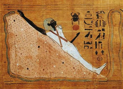 Book of the Dead of HerubenVignette from Book of the Dead of Heruben (papyrus). Lady Heruben (“Singe