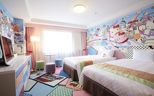 Hello Kitty room at the Keio Plaza Hotel, Tokyo.