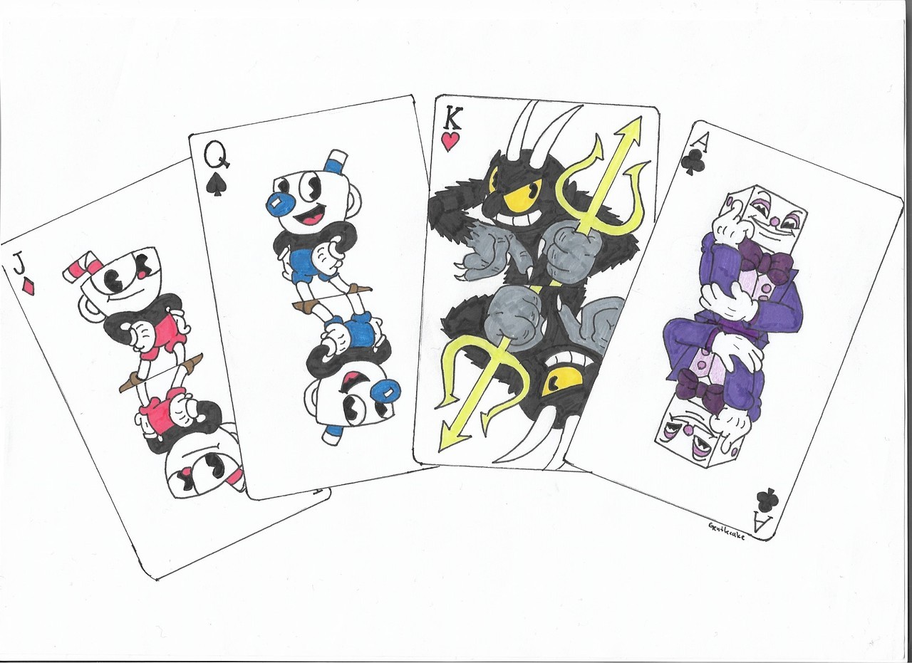 PREORDER King Dice Dakimakura Body Pillow Cuphead Poker Cards 