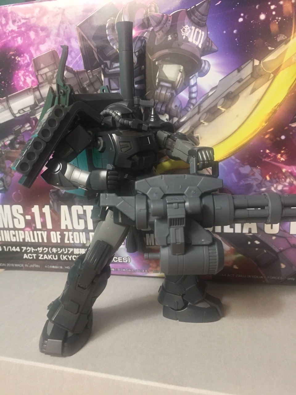 Gundam Rgm Xia Yms 11 Act Zaku Kycilia S Forces Wip