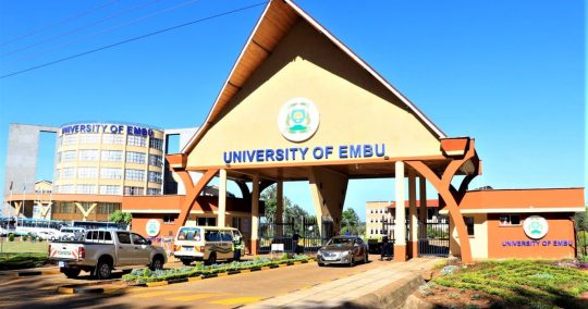 University of Embu Named Best in Scientific Research