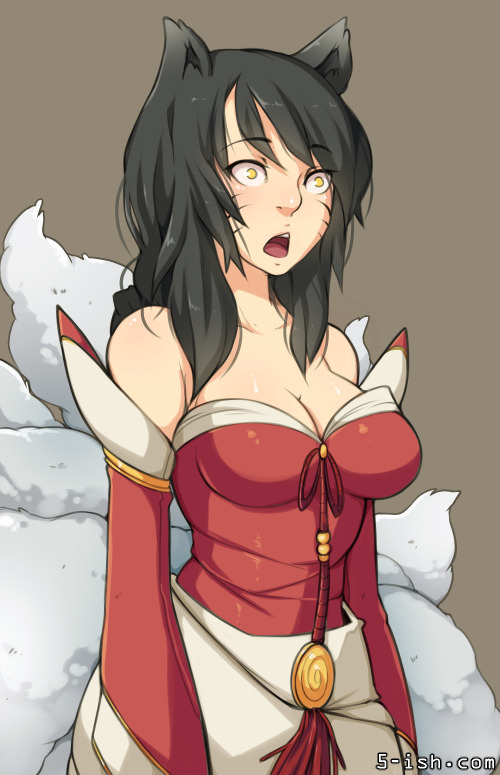 5-ish:  Ahri expressions for this visual novel project I’m hired for. :)Support