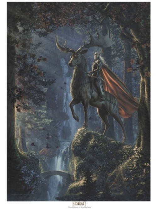 dailythranduilproject:Thranduil: King of the Woodland RealmArt Jerry Vanderstelt - stor