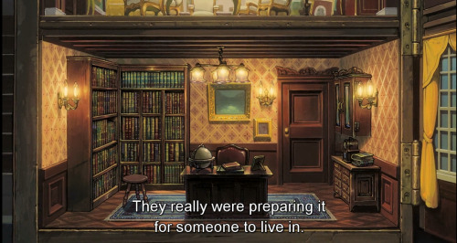 shrna:The Dollhouse in The Secret World of Arrietty.House for Borrowers (tiny little people)