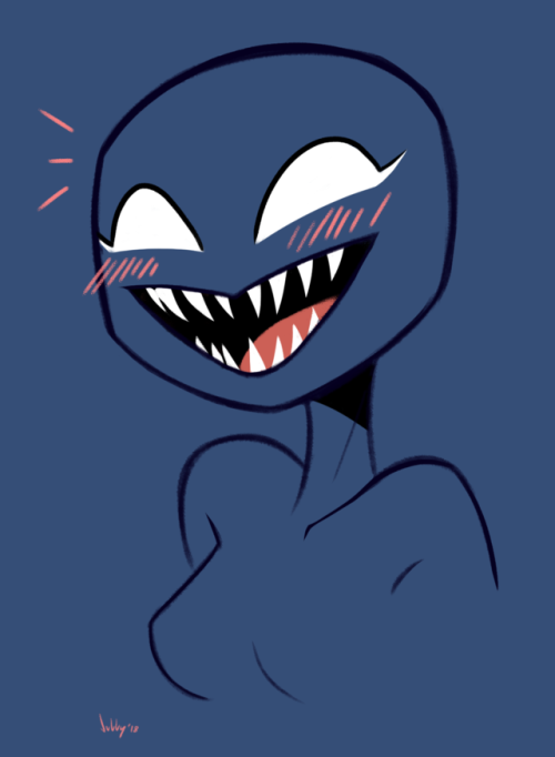 She-Venom shows you a cool trick