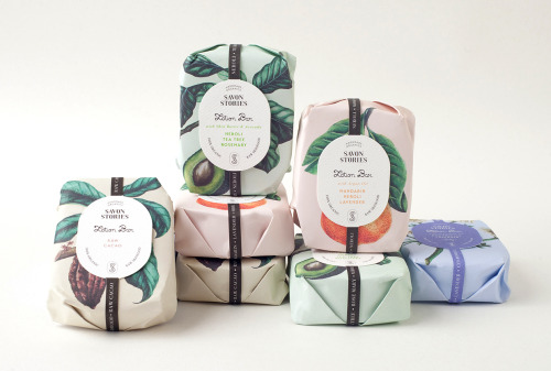 thedsgnblog: Savon Stories Lotion Bars Packaging by Menta. “Savon Stories launched a new line 