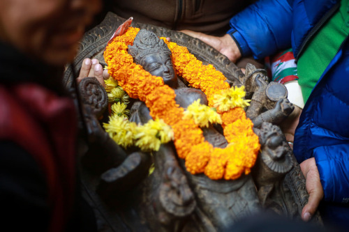 arjuna-vallabha: After nearly forty years removed from her temple by robbers where she ended up in a