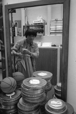 barcarole:Agnès Varda in 1983, by Martine