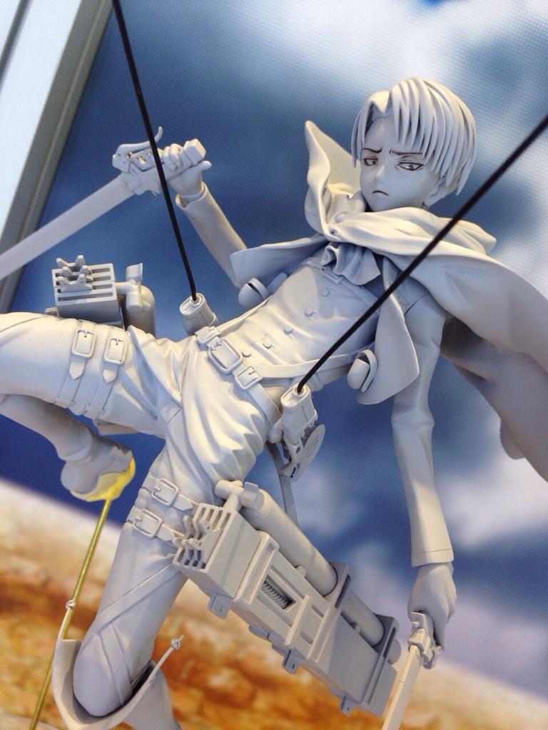  Good Smile Company just showcased new figures of Levi and Eren as well at Wonder