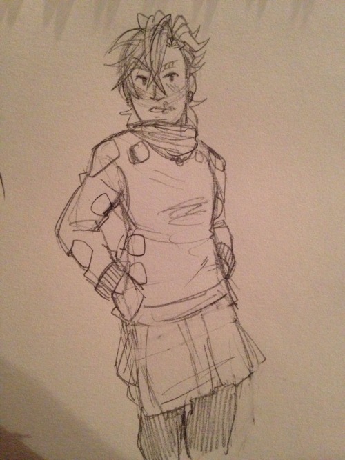 illus-bal:  rapid flurry of Fugo sketches go and my headcanon scars… 