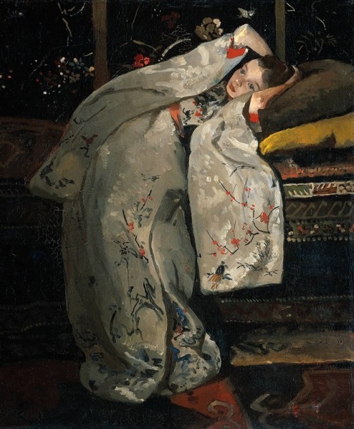 Porn photo artisticinsight: Girl in a White Kimono (1849),