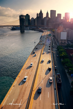 brutalgeneration:  New York City Sunset (by