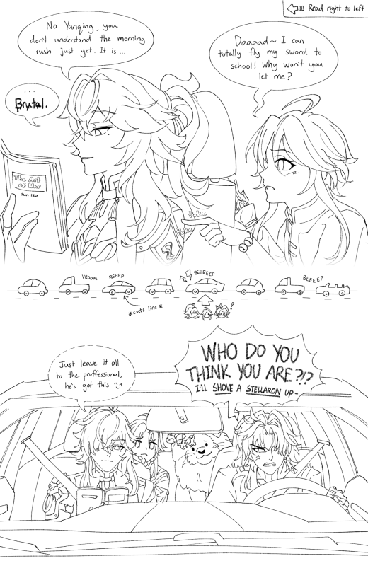 Jingren Family Modern AU! In Which They Experience The Pain Of Morning Rush Like The Rest Of Us Plebs