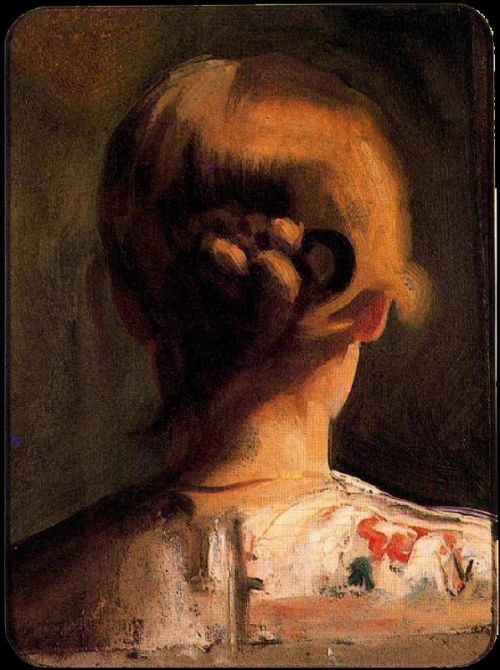 carlos-saenz-de-tejada: Girl seen from behind, Luisita, 1917, Carlos Saenz de Tejada