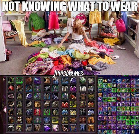 kishibunbuns:  Transmog problems. 