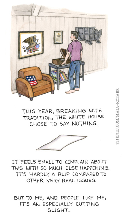 redgoldsparks:I was delighted to have my second comic published on The Nib yesterday! The script for this one is by Josh Trujillo, and the art is me. You can read my other Nib comic here. You can find more of my work on instagram, patreon and my website.