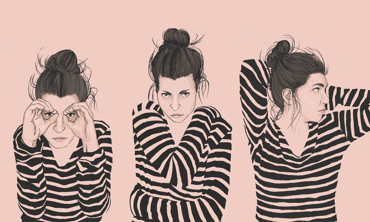 eatsleepdraw:  This is Jacqueline, the last of a series of self initiated projects