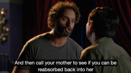 picklesandwine: Home run directing with Jason Mantzoukas Community - Queer Studies &amp; Advance