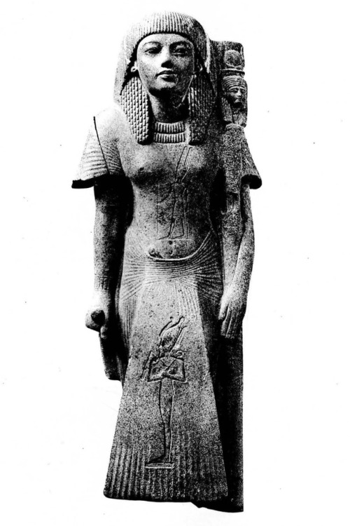 Standing statue of the High Priest of Amun Shoshenq, son of Osorkon I, Probably usurped from a statu