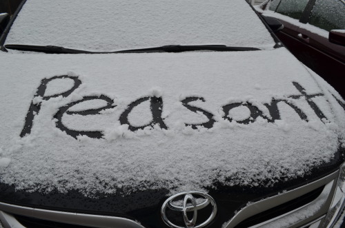 nikontrudy: wrote this on my uncle’s car