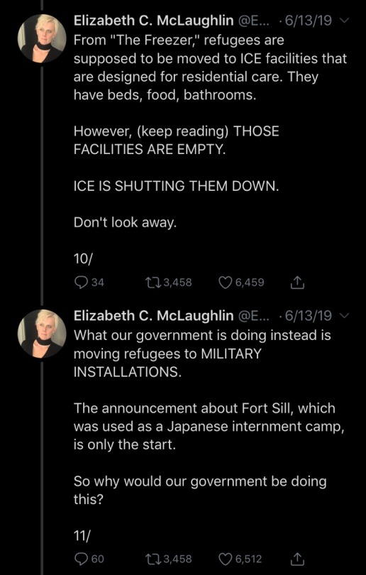 timetoexplorethis:  closet-keys:  locallovewitch:  locallovewitch:   hey so uhhh here’s an important update on what’s apparently happening at the border, especially with the use of the old japanese internment camps  all i can say is i’m sickened