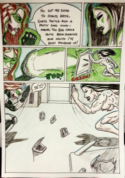 Kate Five vs Symbiote comic Page 89  Kimberly