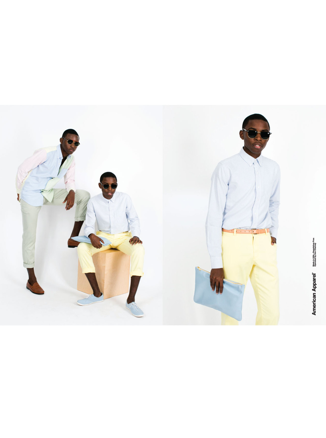 americanapparel:  An ad from July 2013. Shop Menswear: HERE 