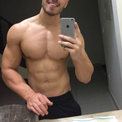 Showing Off His Hot Body