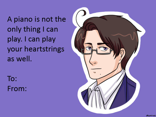 Happy Valentines Day! Here Are Some Corny Hetalia Valentines Cards - Feel Free To Use Them! (Thanks To