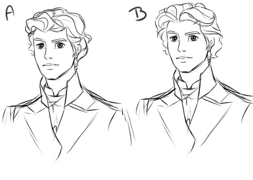 Alright ladies and gents, I can’t decide which hairstyle I’m going to keep for Sinclaire’s design. H